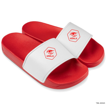 Görlitzer HC Badelatschen rot/weiss